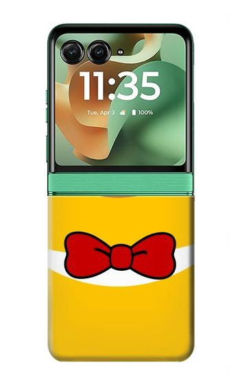 S2760 Yellow Duck Tuxedo Cartoon Hülle Schutzhülle Taschen für Motorola Razr 70+,60+, Razr+ (2026, 2025, 2024)