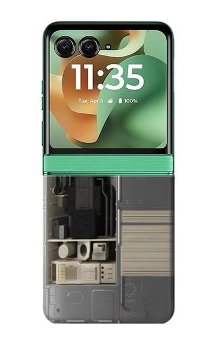 S2814 Apollo Spacecraft Hülle Schutzhülle Taschen für Motorola Razr 60, Razr 2025