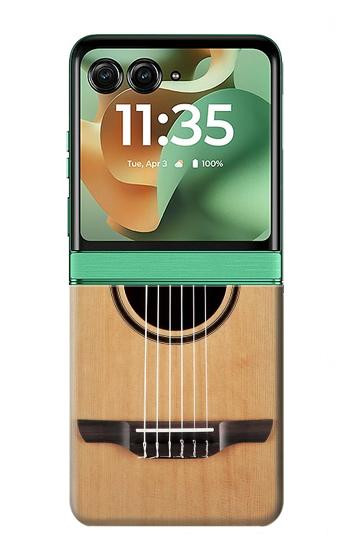 S2819 Classical Guitar Hülle Schutzhülle Taschen für Motorola Razr 70+,60+, Razr+ (2026, 2025, 2024)