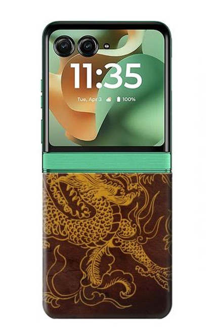 S2911 Chinese Dragon Hülle Schutzhülle Taschen für Motorola Razr 60, Razr 2025