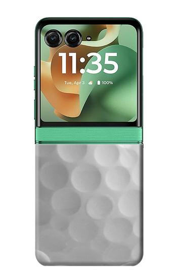 S2960 White Golf Ball Hülle Schutzhülle Taschen für Motorola Razr 70+,60+, Razr+ (2026, 2025, 2024)