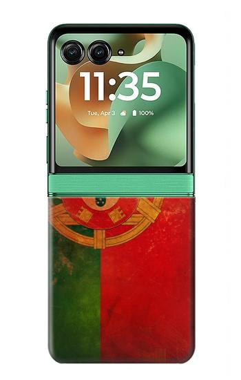 S2973 Portugal Football Soccer Hülle Schutzhülle Taschen für Motorola Razr 70+,60+, Razr+ (2026, 2025, 2024)