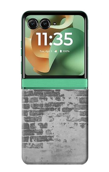 S3093 Old Brick Wall Hülle Schutzhülle Taschen für Motorola Razr 60, Razr 2025