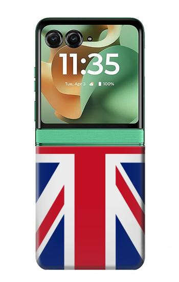 S3103 Flag of The United Kingdom Hülle Schutzhülle Taschen für Motorola Razr 70+,60+, Razr+ (2026, 2025, 2024)