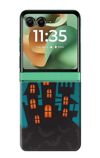 S3268 Halloween Festival Castle Hülle Schutzhülle Taschen für Motorola Razr 70+,60+, Razr+ (2026, 2025, 2024)