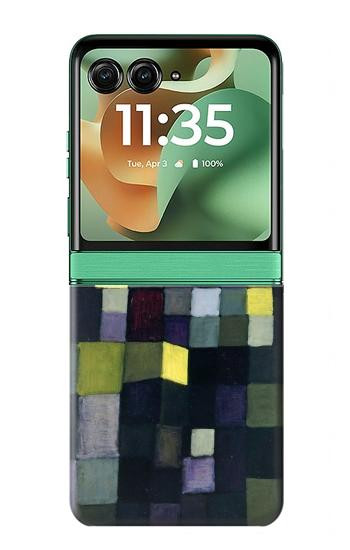 S3340 Paul Klee Architecture Hülle Schutzhülle Taschen für Motorola Razr 60, Razr 2025