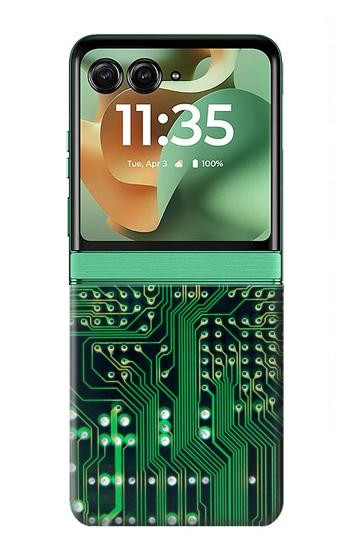 S3392 Electronics Board Circuit Graphic Hülle Schutzhülle Taschen für Motorola Razr 70+,60+, Razr+ (2026, 2025, 2024)