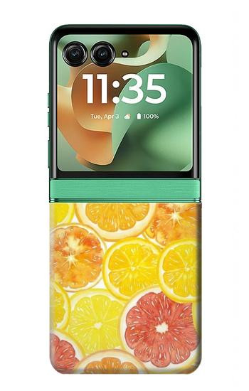 S3408 Lemon Hülle Schutzhülle Taschen für Motorola Razr 70+,60+, Razr+ (2026, 2025, 2024)