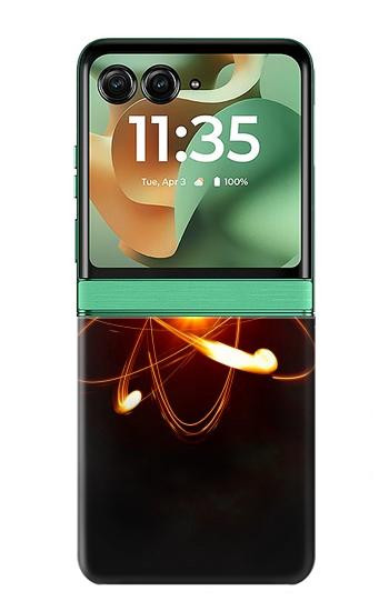 S3547 Quantum Atom Hülle Schutzhülle Taschen für Motorola Razr 70+,60+, Razr+ (2026, 2025, 2024)