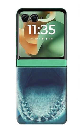 S3548 Tiger Shark Hülle Schutzhülle Taschen für Motorola Razr 70+,60+, Razr+ (2026, 2025, 2024)