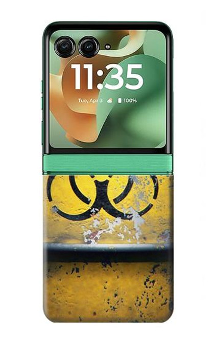 S3669 Biological Hazard Tank Graphic Hülle Schutzhülle Taschen für Motorola Razr 60, Razr 2025