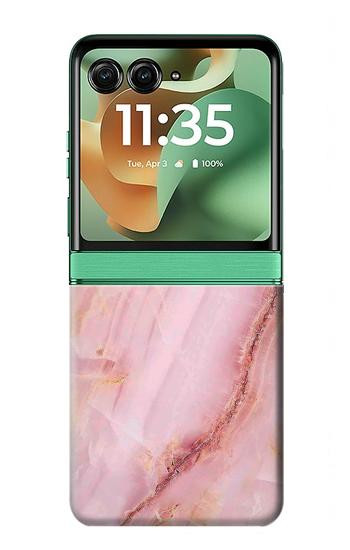 S3670 Blood Marble Hülle Schutzhülle Taschen für Motorola Razr 70+,60+, Razr+ (2026, 2025, 2024)
