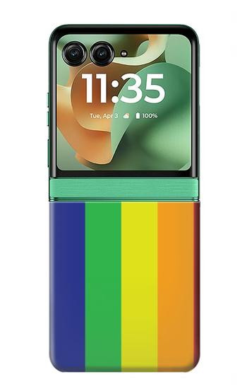 S3846 Pride Flag LGBT Hülle Schutzhülle Taschen für Motorola Razr 70+,60+, Razr+ (2026, 2025, 2024)