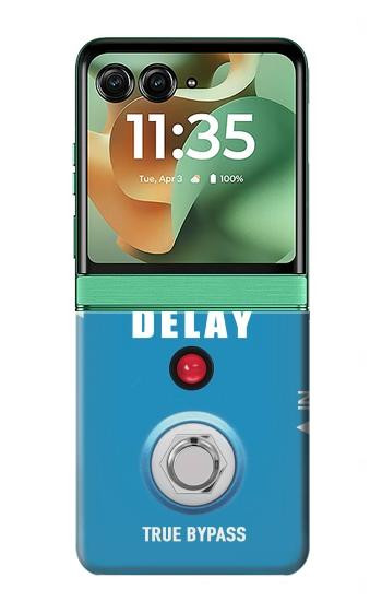 S3962 Guitar Analog Delay Graphic Hülle Schutzhülle Taschen für Motorola Razr 70+,60+, Razr+ (2026, 2025, 2024)