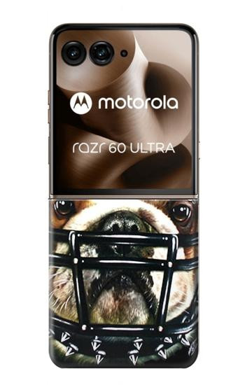 S0098 Bulldog American Football Hülle Schutzhülle Taschen für Motorola Razr 60 Ultra, Razr Ultra 2025