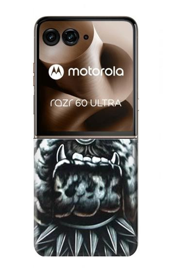 S0100 Bulldog American Football Hülle Schutzhülle Taschen für Motorola Razr 60 Ultra, Razr Ultra 2025