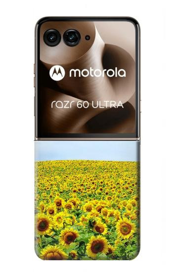 S0232 Sunflower Hülle Schutzhülle Taschen für Motorola Razr 70 Ultra, 60 Ultra, 50 Ultra, Ultra 2026, Ultra 2025