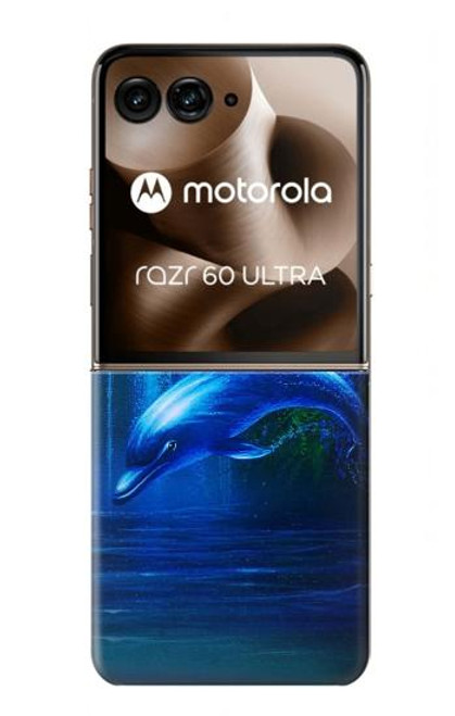 S0385 Dolphin Hülle Schutzhülle Taschen für Motorola Razr 60 Ultra, Razr Ultra 2025
