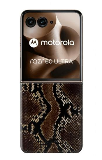 S0553 Snake Skin Hülle Schutzhülle Taschen für Motorola Razr 70 Ultra, 60 Ultra, 50 Ultra, Ultra 2026, Ultra 2025
