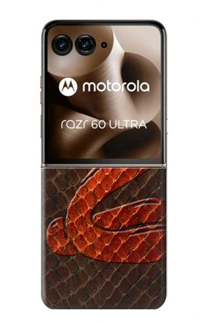 S0663 Cobra Snake Skin Hülle Schutzhülle Taschen für Motorola Razr 60 Ultra, Razr Ultra 2025