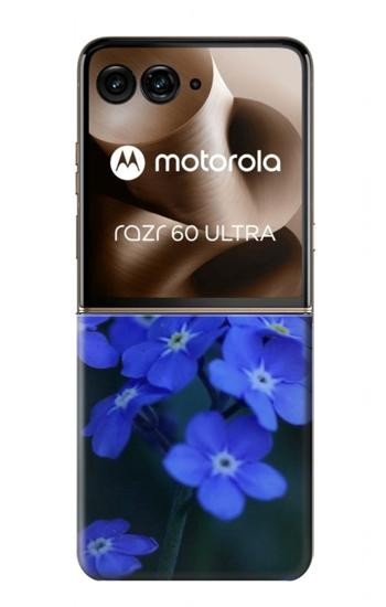 S0782 Forget me not Hülle Schutzhülle Taschen für Motorola Razr 60 Ultra, Razr Ultra 2025