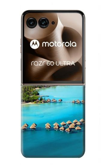 S0844 Bora Bora Island Hülle Schutzhülle Taschen für Motorola Razr 60 Ultra, Razr Ultra 2025