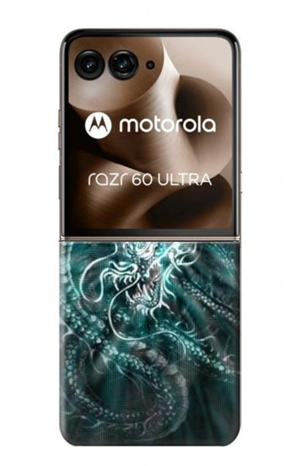 S1006 Digital Chinese Dragon Hülle Schutzhülle Taschen für Motorola Razr 60 Ultra, Razr Ultra 2025