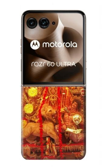 S1030 Hindu God Durga Puja Hülle Schutzhülle Taschen für Motorola Razr 70 Ultra, 60 Ultra, 50 Ultra, Ultra 2026, Ultra 2025