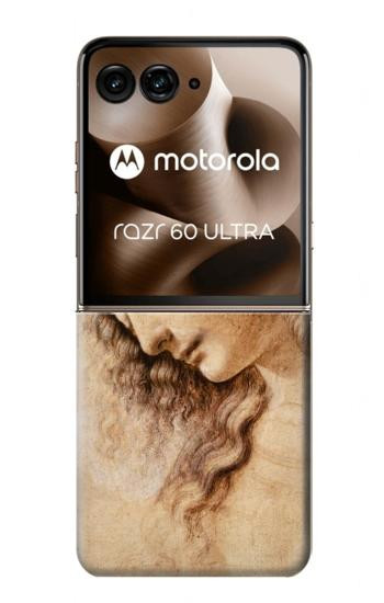 S1045 Leonardo da Vinci Woman's Head Hülle Schutzhülle Taschen für Motorola Razr 70 Ultra, 60 Ultra, 50 Ultra, Ultra 2026, Ultra 2025