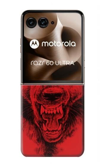S1090 Red Wolf Hülle Schutzhülle Taschen für Motorola Razr 60 Ultra, Razr Ultra 2025
