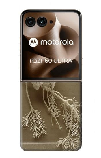 S1386 Paper Sculpture Owl Hülle Schutzhülle Taschen für Motorola Razr 60 Ultra, Razr Ultra 2025