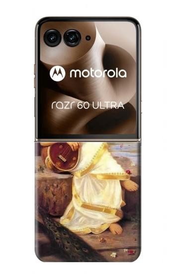 S1420 Saraswati Hindu Goddess Hülle Schutzhülle Taschen für Motorola Razr 60 Ultra, Razr Ultra 2025