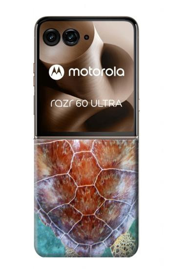 S1424 Sea Turtle Hülle Schutzhülle Taschen für Motorola Razr 70 Ultra, 60 Ultra, 50 Ultra, Ultra 2026, Ultra 2025