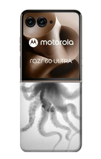S1432 Skull Octopus X-ray Hülle Schutzhülle Taschen für Motorola Razr 60 Ultra, Razr Ultra 2025