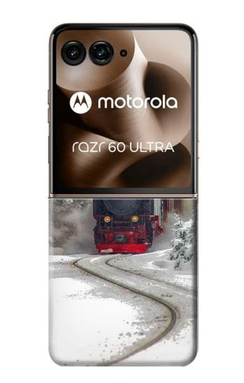 S1509 Steam Train Hülle Schutzhülle Taschen für Motorola Razr 70 Ultra, 60 Ultra, 50 Ultra, Ultra 2026, Ultra 2025
