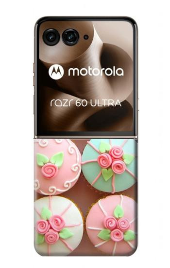 S1718 Yummy Cupcakes Hülle Schutzhülle Taschen für Motorola Razr 60 Ultra, Razr Ultra 2025