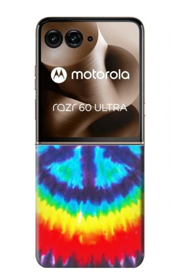S1870 Tie Dye Peace Hülle Schutzhülle Taschen für Motorola Razr 70 Ultra, 60 Ultra, 50 Ultra, Ultra 2026, Ultra 2025