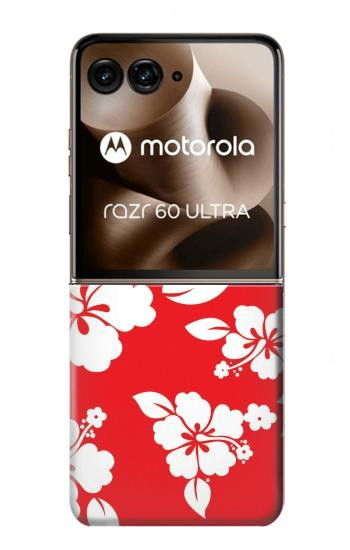 S1949 Hawaiian Hibiscus Pattern Hülle Schutzhülle Taschen für Motorola Razr 70 Ultra, 60 Ultra, 50 Ultra, Ultra 2026, Ultra 2025