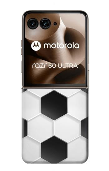 S2061 Football Soccer Pattern Hülle Schutzhülle Taschen für Motorola Razr 60 Ultra, Razr Ultra 2025