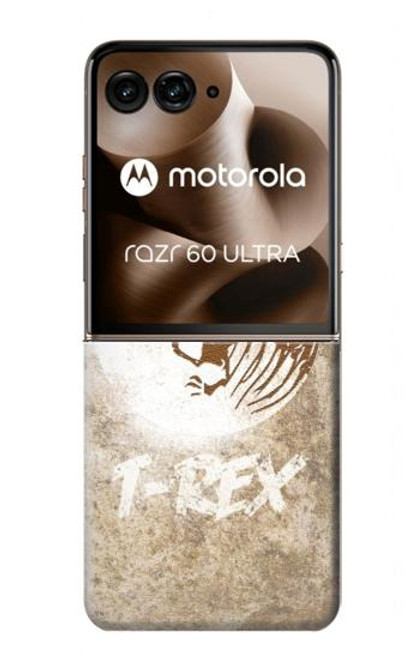 S2372 T-Rex Jurassic Fossil Hülle Schutzhülle Taschen für Motorola Razr 60 Ultra, Razr Ultra 2025
