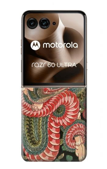 S2469 108 Heroes of Suikoden Saginoike Heikuro Hülle Schutzhülle Taschen für Motorola Razr 60 Ultra, Razr Ultra 2025