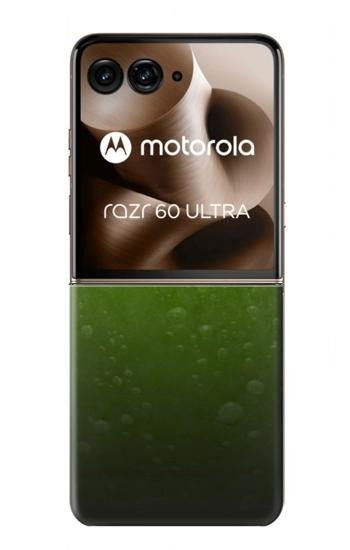 S2475 Green Apple Texture Seamless Hülle Schutzhülle Taschen für Motorola Razr 60 Ultra, Razr Ultra 2025