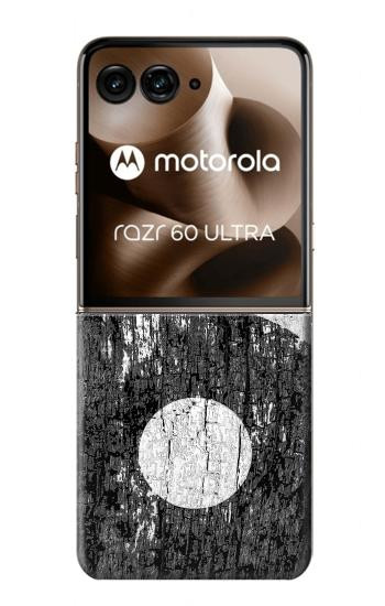 S2489 Yin Yang Wood Graphic Printed Hülle Schutzhülle Taschen für Motorola Razr 60 Ultra, Razr Ultra 2025