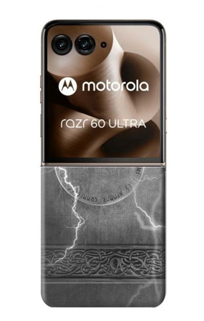S2533 Thor Thunder Strike Hammer Hülle Schutzhülle Taschen für Motorola Razr 60 Ultra, Razr Ultra 2025