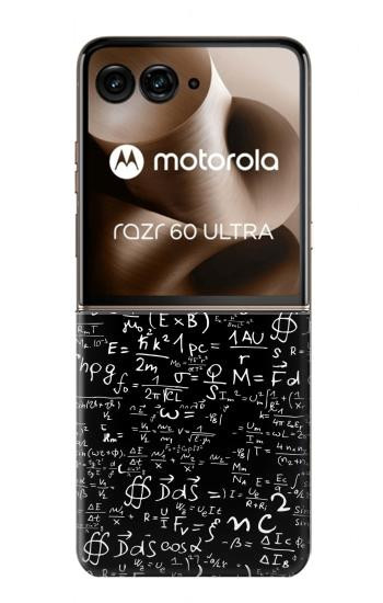 S2574 Mathematics Physics Blackboard Equation Hülle Schutzhülle Taschen für Motorola Razr 70 Ultra, 60 Ultra, 50 Ultra, Ultra 2026, Ultra 2025