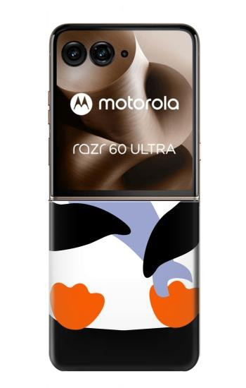 S2631 Cute Baby Penguin Hülle Schutzhülle Taschen für Motorola Razr 70 Ultra, 60 Ultra, 50 Ultra, Ultra 2026, Ultra 2025