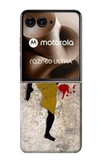 S2635 Muay Thai Kickboxing Fight Blood Hülle Schutzhülle Taschen für Motorola Razr 60 Ultra, Razr Ultra 2025