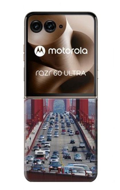 S2637 Golden Gate Bridge Hülle Schutzhülle Taschen für Motorola Razr 60 Ultra, Razr Ultra 2025