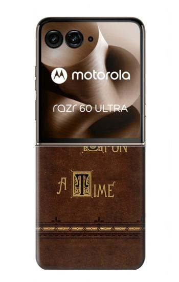 S2643 Once Upon A Time Book Hülle Schutzhülle Taschen für Motorola Razr 70 Ultra, 60 Ultra, 50 Ultra, Ultra 2026, Ultra 2025