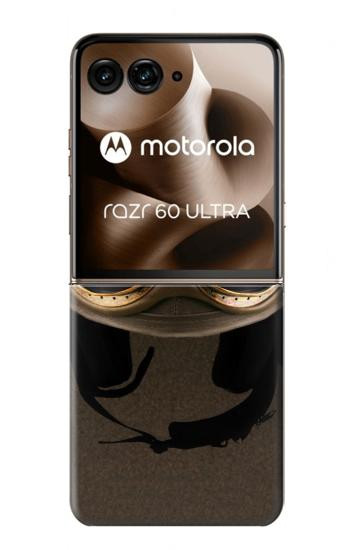 S2645 Vintage Brown Goggles Motorcycle Helmet Hülle Schutzhülle Taschen für Motorola Razr 60 Ultra, Razr Ultra 2025